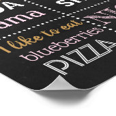 Twinkle Twinkle Little Star Birthday-alkboard Poster (Hoek)