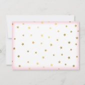 Twinkle, Twinkle, Little Star Birthday Invitation Kaart (Achterkant)