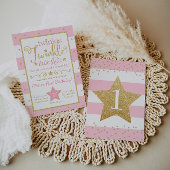 Twinkle Twinkle Little Star Birthday Invitation Kaart