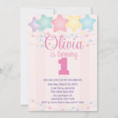 Twinkle Twinkle Little Star Birthday Kaart (Voorkant)