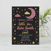 Twinkle Twinkle Little Star Birthday Kaart (Staand voorkant)