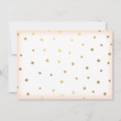 Twinkle, Twinkle, Little Star Birthday Party koraa Kaart (Achterkant)