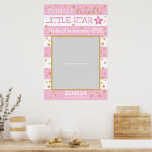Twinkle Twinkle Little Star Birthday Photo Prop Poster (Keuken)
