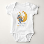 Twinkle Twinkle Little Star (blauw) Baby Romper (Voorkant)