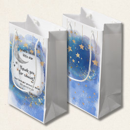 Twinkle Twinkle Little Star, Blauw En Goud Klein Cadeauzakje