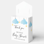 Twinkle Twinkle Little Star Blauwe Jongen Baby Sho Bedankdoosjes (Geopend)