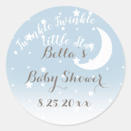 Twinkle Twinkle Little Star Blauwe Stickers