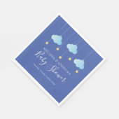 Twinkle Twinkle Little Star Blue Baby Boy Shower Servet (Hoek)