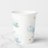 Twinkle Twinkle Little Star Blue Baby shower Papieren Bekers (Rechts)