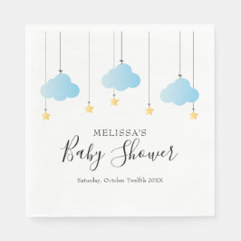 Twinkle Twinkle Little Star Blue Boy Baby shower Servet
