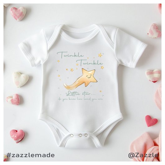 Twinkle Twinkle Little Star Boho Herfst Personalis Romper