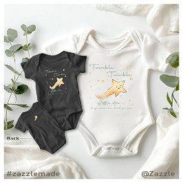 Twinkle Twinkle Little Star Boho Herfst Personalis Romper