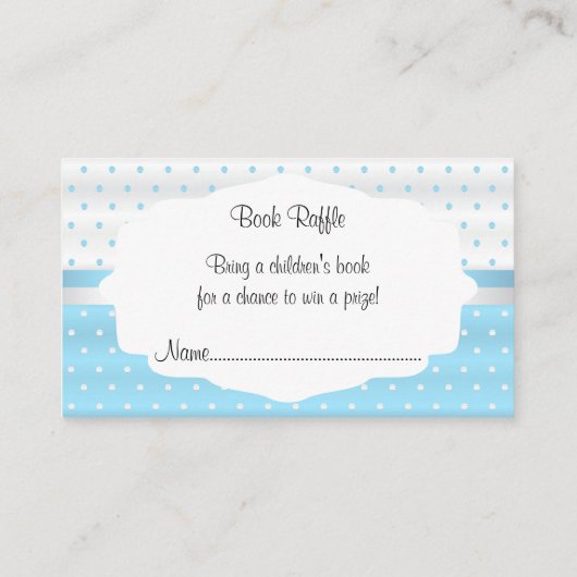 Twinkle, Twinkle Little Star - Book Raffle Informatiekaartje (Achterkant)