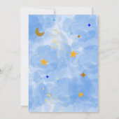 Twinkle Twinkle Little Star Boy Eerste Verjaardag Kaart (Achterkant)