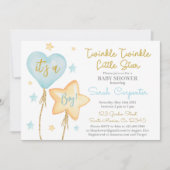 Twinkle Twinkle Little Star boy Kaart (Voorkant)