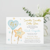 Twinkle Twinkle Little Star boy Kaart (Staand voorkant)