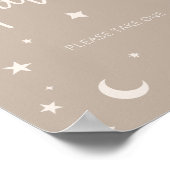 Twinkle Twinkle Little Star Bruiloft Favorieten Poster (Hoek)