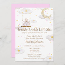 Twinkle Twinkle Little Star Bunny Baby shower