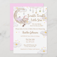 Twinkle Twinkle Little Star Bunny Baby shower
