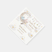 Twinkle Twinkle Little Star Bunny Baby shower Servet (Hoek)