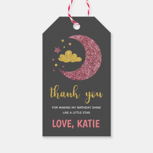 Twinkle Twinkle Little Star Cadeaulabel (Voorkant)