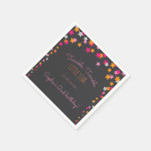 Twinkle Twinkle Little Star Chalkboard Verjaardag Servet (Hoek)