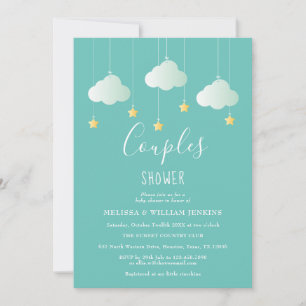 Twinkle Twinkle Little Star Couples Baby Shower Kaart