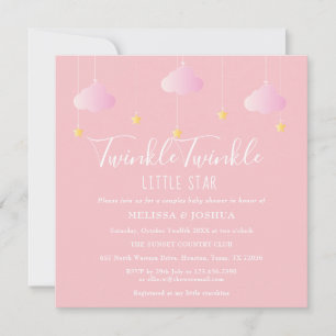 Twinkle Twinkle Little Star Couples Baby shower Kaart