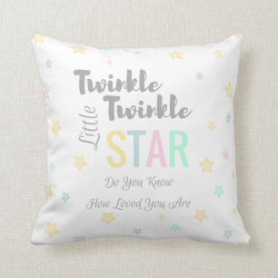 Twinkle Twinkle Little Star - Custom Baby Pillow Kussen
