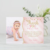 Twinkle Twinkle Little Star Dank je wel Bedankkaart (Staand voorkant)