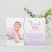 Twinkle Twinkle Little Star Dank je wel Bedankkaart (Staand voorkant)