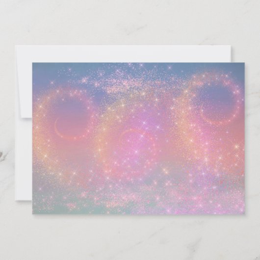 Twinkle Twinkle Little Star Dolphin Birthday Kaart (Achterkant)