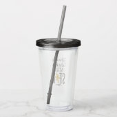 Twinkle Twinkle Little Star Doodle Acryl Drinkbeker (Achterkant)