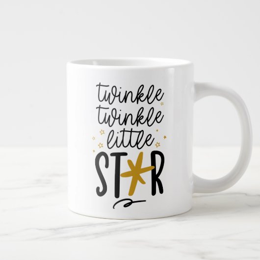 Twinkle Twinkle Little Star Doodle Grote Koffiekop (Rechts)