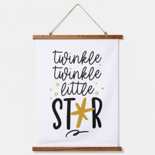 Twinkle Twinkle Little Star Doodle Hangend Wandkleed
