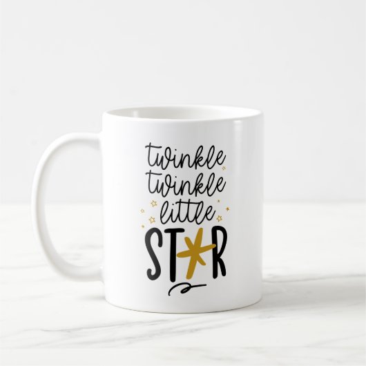 Twinkle Twinkle Little Star Doodle Koffiemok (Links)