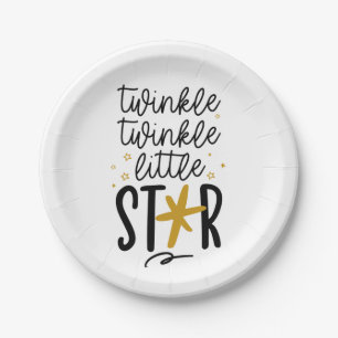 Twinkle Twinkle Little Star Doodle Papieren Bordje