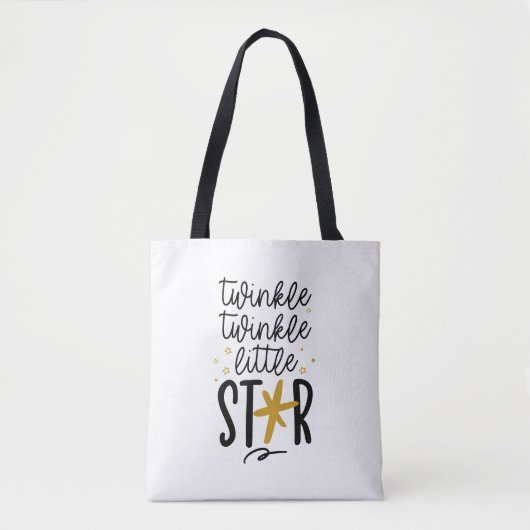 Twinkle Twinkle Little Star Doodle Tote Bag (Voorkant)