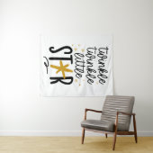 Twinkle Twinkle Little Star Doodle Wandkleed