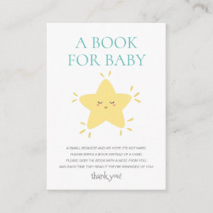 Twinkle Twinkle Little Star Een boek voor Baby sho Informatiekaartje