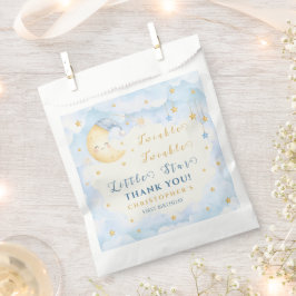 Twinkle Twinkle Little Star Eerste Verjaardag Blau Bedankzakje