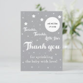 Twinkle, Twinkle, Little Star EOS lip balm-keuze Bedankkaart (Staand voorkant)