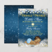 Twinkle Twinkle Little Star Etnische Baby Boy Douc Kaart (Voorkant / Achterkant)