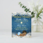 Twinkle Twinkle Little Star Etnische Jongen Baby s Kaart (Staand voorkant)