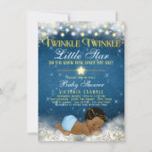 Twinkle Twinkle Little Star Etnische Jongen Baby s Kaart (Voorkant)