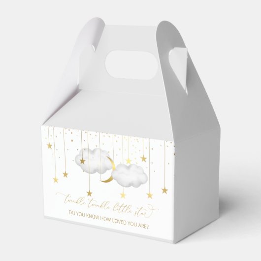 Twinkle Twinkle Little Star Favor Box Bedankdoosjes (Voorkant Zijde)