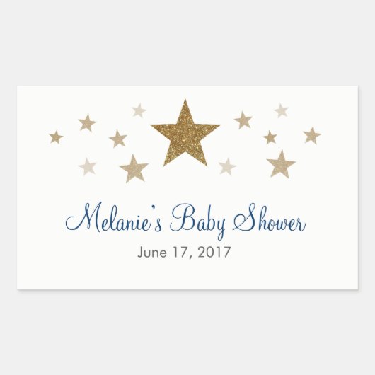 Twinkle Twinkle Little Star Favor Stickers (Voorkant)