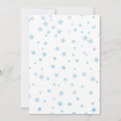 Twinkle Twinkle Little Star Feest Uitnodiging (Achterkant)