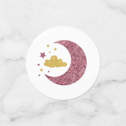 Twinkle Twinkle Little Star First Birthday Confetti (Kleine voorkant)