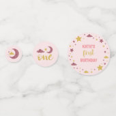 Twinkle Twinkle Little Star First Birthday Confetti (Voorkanten)